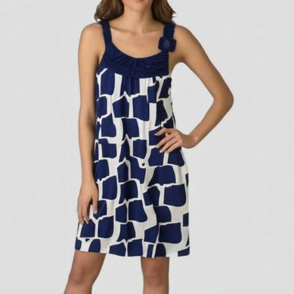 Vintage 2000's Bcbgmaxazria Mini Shift Dress - Picture 1 of 12